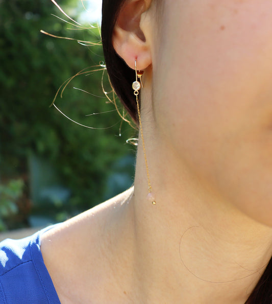 Boucles d’oreilles « Clair de Lune »