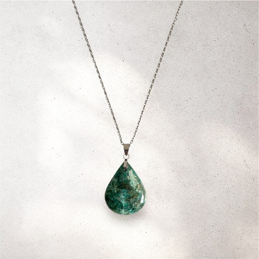 Pendentif en Chrysocolle goutte