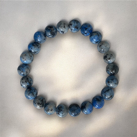 Bracelet Jaspe Bleu 16 cm